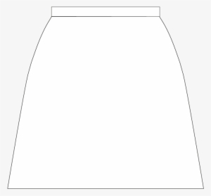 Front Line Drawing Of A Straight Line Skirt - Tennis Skirt