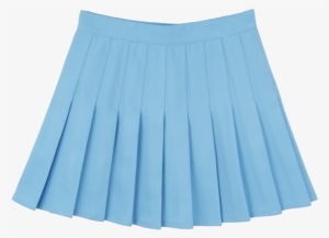 Light Blue Pleated Skirt - Pleated Light Blue Skirt