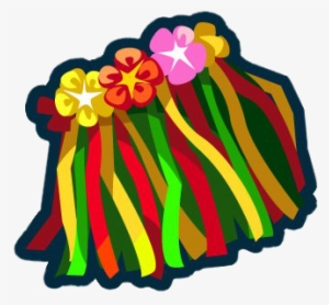 hula skirt - illustration