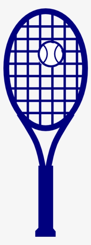 Blue Racket Clip Art At Clker Com - Tennis Racket Clip Art