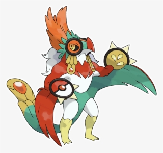 “mega Hawlucha Fighting / Flying *based On Aztec Eagle