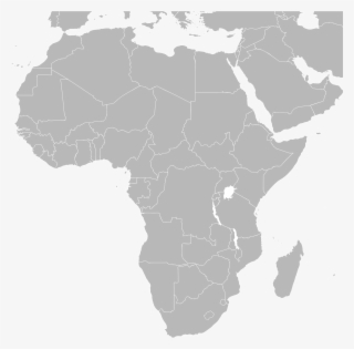 Africa Blank Map Png
