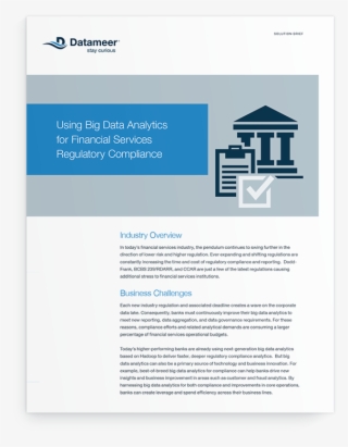 Bigdata Fins Reglatory Compliance Solbrief