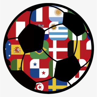 Vinilo Pelota Selecciones Mundial De Fútbol