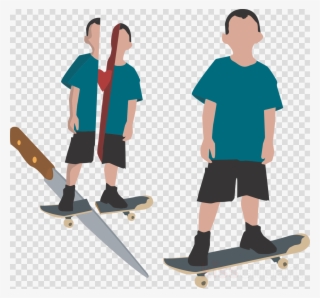 skateboard clipart knife