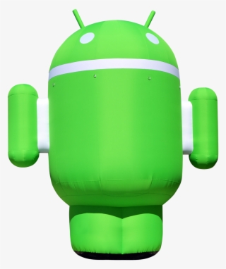 Giant Green Inflatable Android By Lookourway