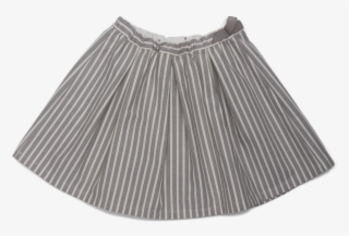 Canvas Cinder Stripe Skirt By Pilvi