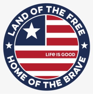 Land Of The Free Coin Small Die Cut Decal