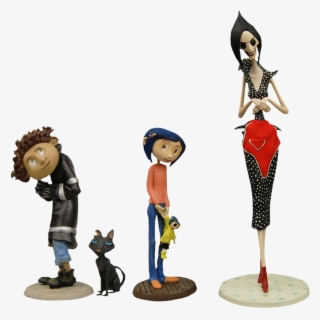 'best Of' Coraline 4” Pvc Figure 4-pack