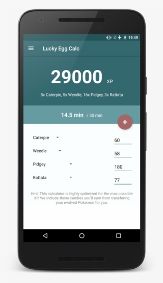 Evolution Calc For Pokemon Go