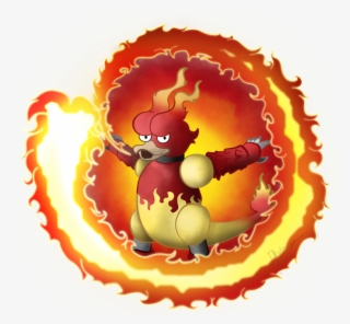 Magmar Used Fire Spin By Unfallen Skies