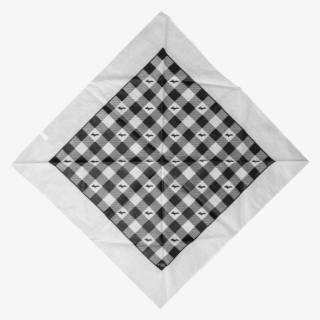 Bandana - "u - P - Silhouette" Plaid Bandana