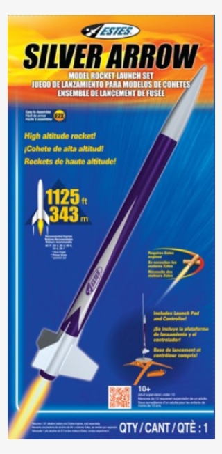 Estes 1424x Launch Set Rtf Silver Arrow No Engine Estes