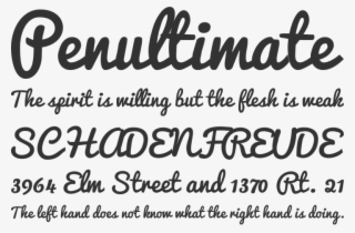 One Of My Favorite Free Fonts