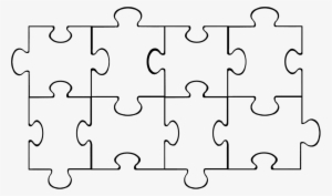 Puzzle Piece Template - Blank 8 Piece Puzzle Template