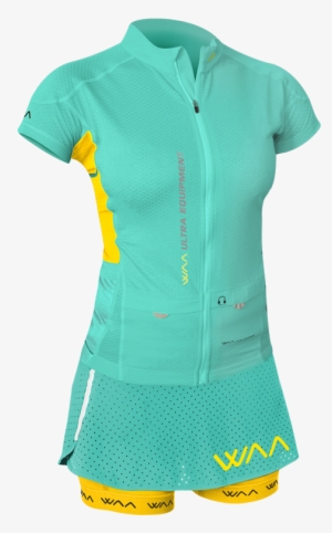 Pack Ultra Carrier Shirt Ultra Skirt - Waa Ultra Carrier Femme - Dames - Groen/geel