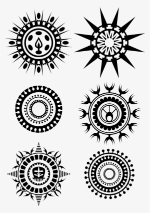 Big Image - Polynesian Tattoo Circle Design