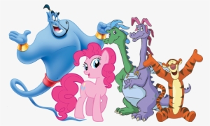Finest Aladdin Crossover Dragon Tales Genie Laughing - Roommates Disney Winnie The Pooh Tigger Giant Wall