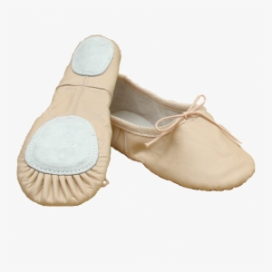 Basic Pink Leather Split Sole Ballet Shoes - Pink Leather Split Sole Ballet Shoes - All Sizes