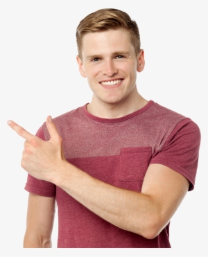 Men Pointing Left Png Image - Man Pointing Left Png