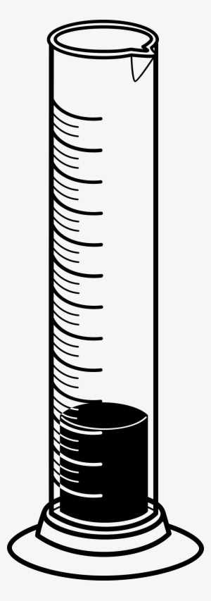 Graduated Cylinders Coloring Book - Drawing Of A Measuring Cylinder