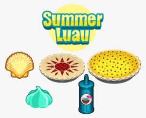 Summer Luau Ingredients - De Papa Louie Donuteria