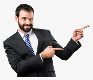 Business Man Png Pointing