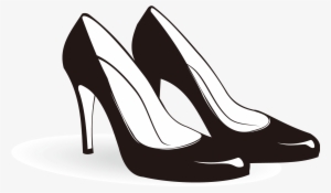 Picture Free Heeled Footwear Sneakers Clip Art Black - Women Shoes Vector Png