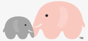 mommy and baby elephant png