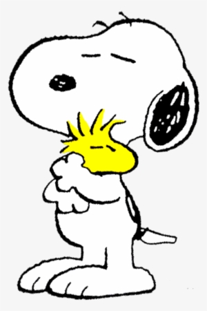 Snoopy Hugging His Friend By Bradsnoopy - Love You My Dear Friend
