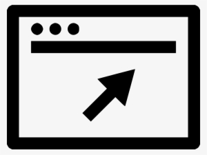 Arrow Mouse Click Web Browser Internet Comments - Web Browser Icon Png