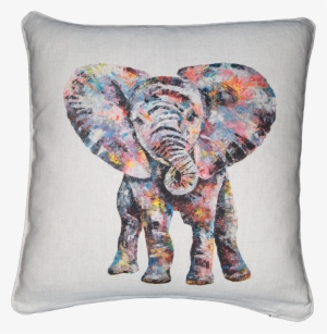 Baby Elephant Cushions 'nelly' - Framed Canvas Art - Nelly By Becksy