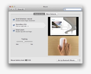 Here's What You See When You Open The More Gestures - Make Right Click On Mac