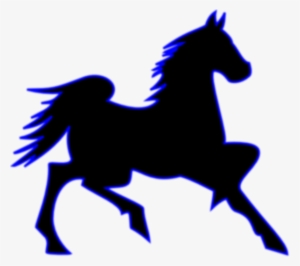 Blue Horse Cliparts - Horse Clip Art