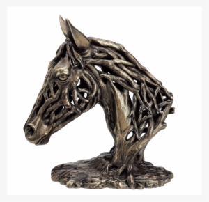 Endurance Horses Head Bronze Ornament
