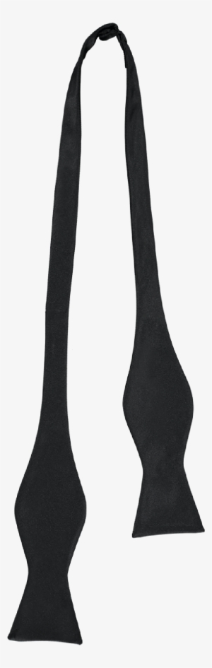 Bow Tie Silk Self Tie Black - Bow Tie