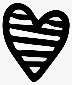 Valentine Heart Drawn By Red Lines - Drawing Heart Icon Png