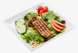 Bbq Food Plates Png - Waba Grill Salmon Salad