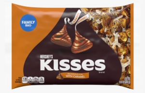 Kisses, Milk Chocolates Filled With Caramel, - Hersheys Kisses Deluxe Chocolates, Hazelnut - 4.33