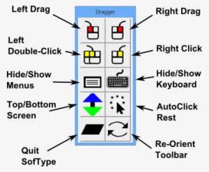 Dragger Mouse Button Utility - Click And Drag Mouse