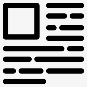 Horizontal Lines And A Square Vector - Gpu White Icon Png