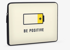 Dailyobjects Be Positive Pun Ballistic Nylon Zippered - Ipod