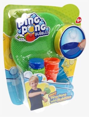 Fun Bubbles Ping Pong Bubbles Soap Bubbles Kit, Blue, - Ping Pong Bubbles Match Pack Playset