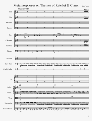 Metamorphoses On Themes Of Ratchet & Clank Sheet Music - Movement