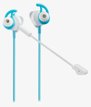 Battle Buds In Ear Gaming Headset White Teal Turtle