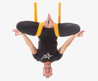 Aerial Yoga Pose Png Transparent Background