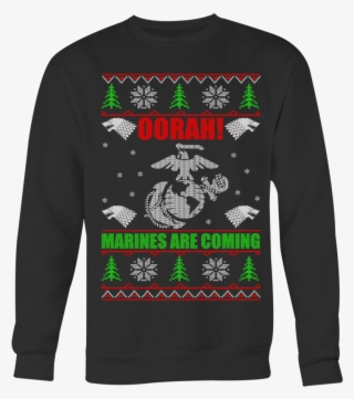 Us Marine Corps Are Coming Ugly Christmas Sweater