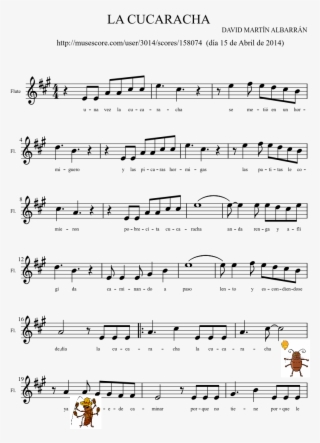 La Cucaracha Sheet Music Composed By David Martín Albarrán