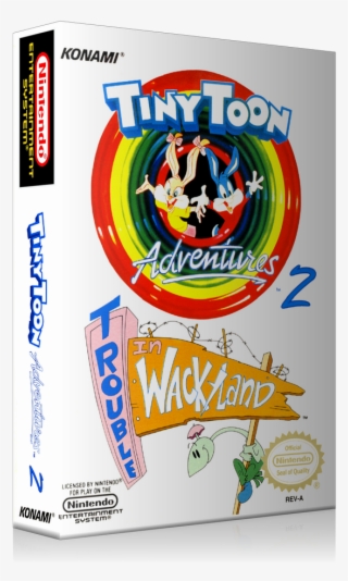 Nes Tiny Toon Adventures 2 Retail Game Cover To Fit