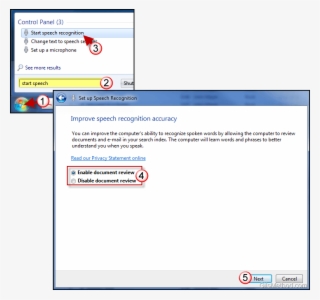 Speech Recognition Windows